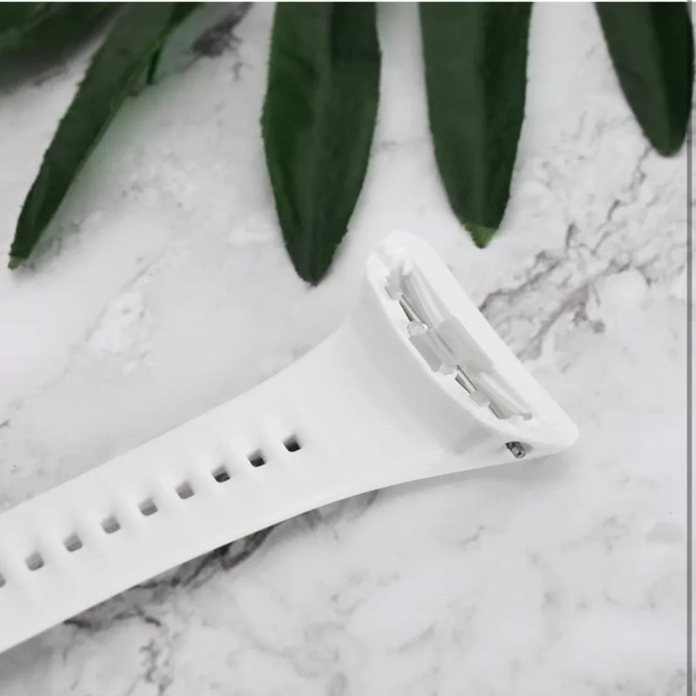 ECSiNG Silicone Watch Strap Compatible with Polar size 22 Fitness Tracker Adjust